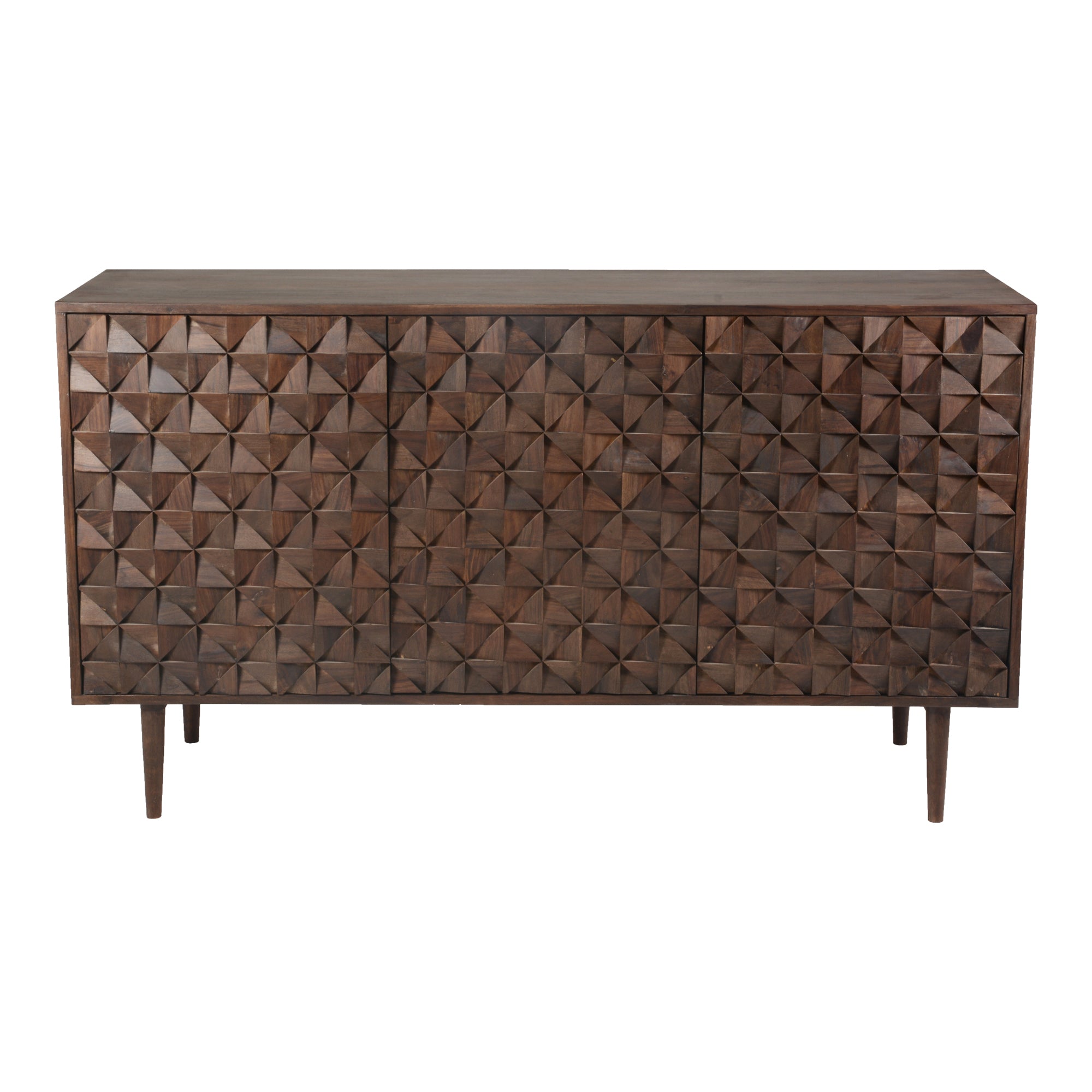 Pablo 3 Door Sideboard Dark Brown - Central Designs