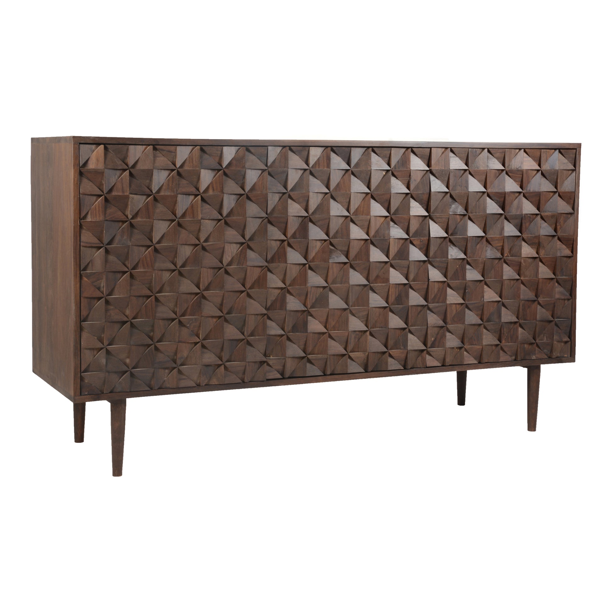 Pablo 3 Door Sideboard Dark Brown - Central Designs