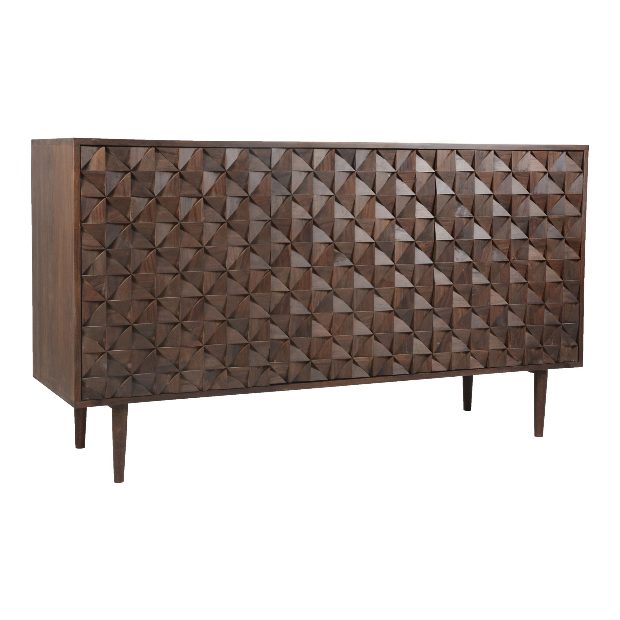 Pablo 3 Door Sideboard Dark Brown - Central Designs