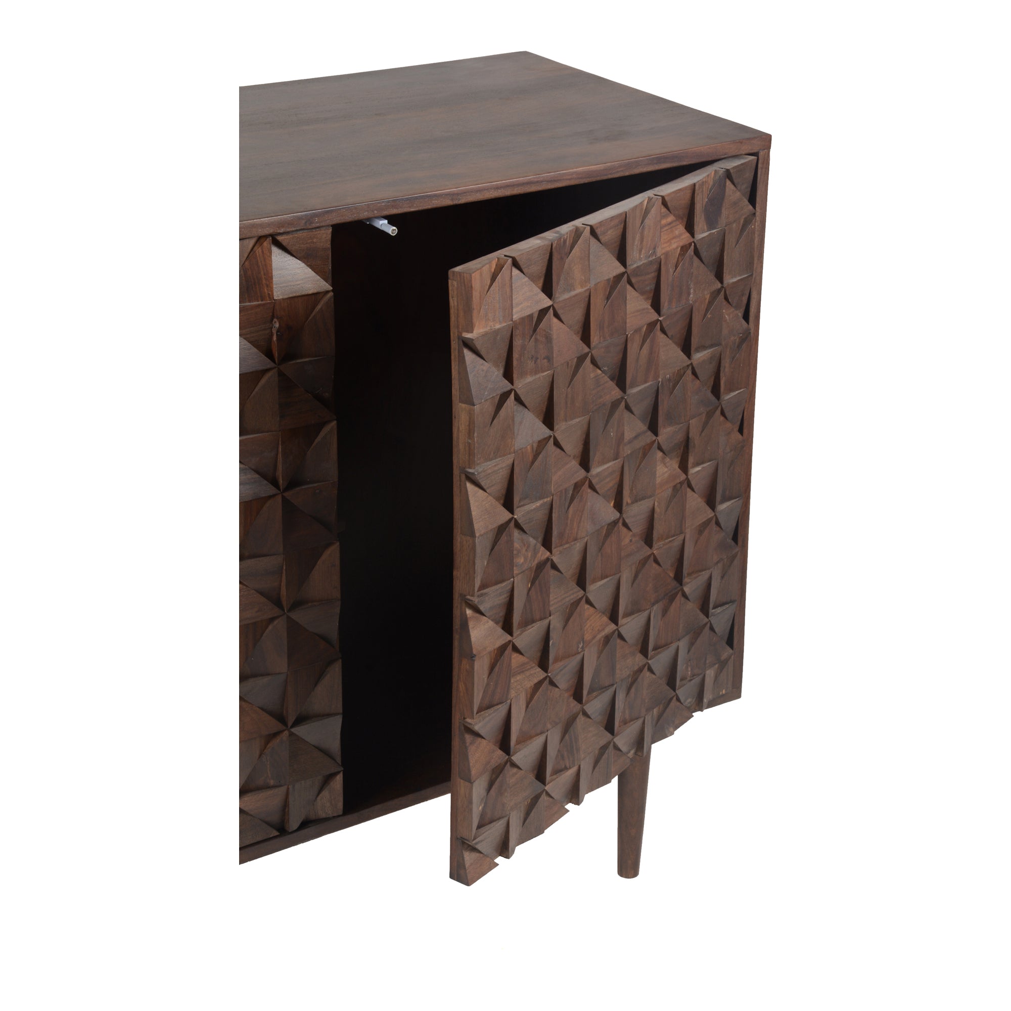 Pablo 3 Door Sideboard Dark Brown - Central Designs