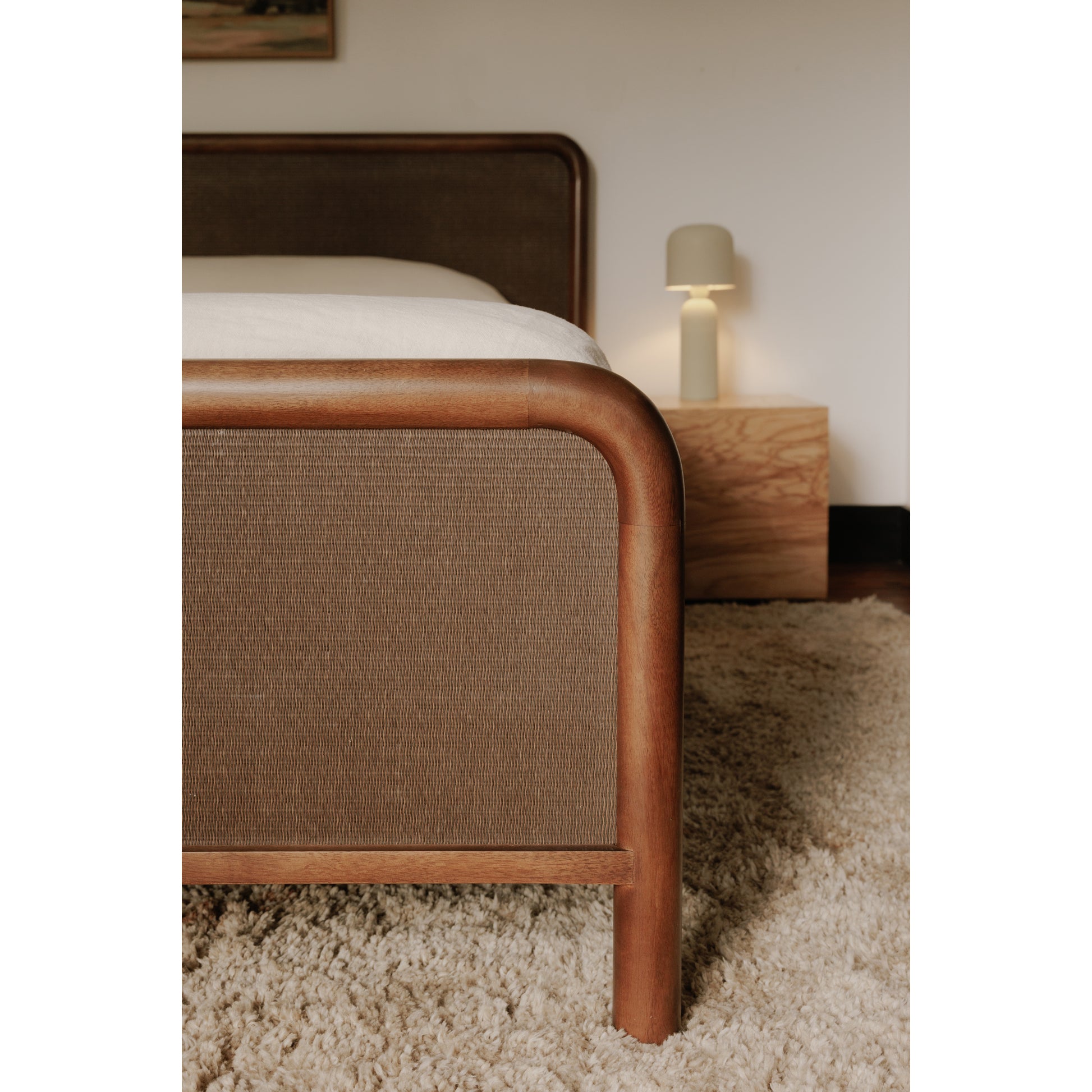 Rye King Bed Warm Brown - Central Designs