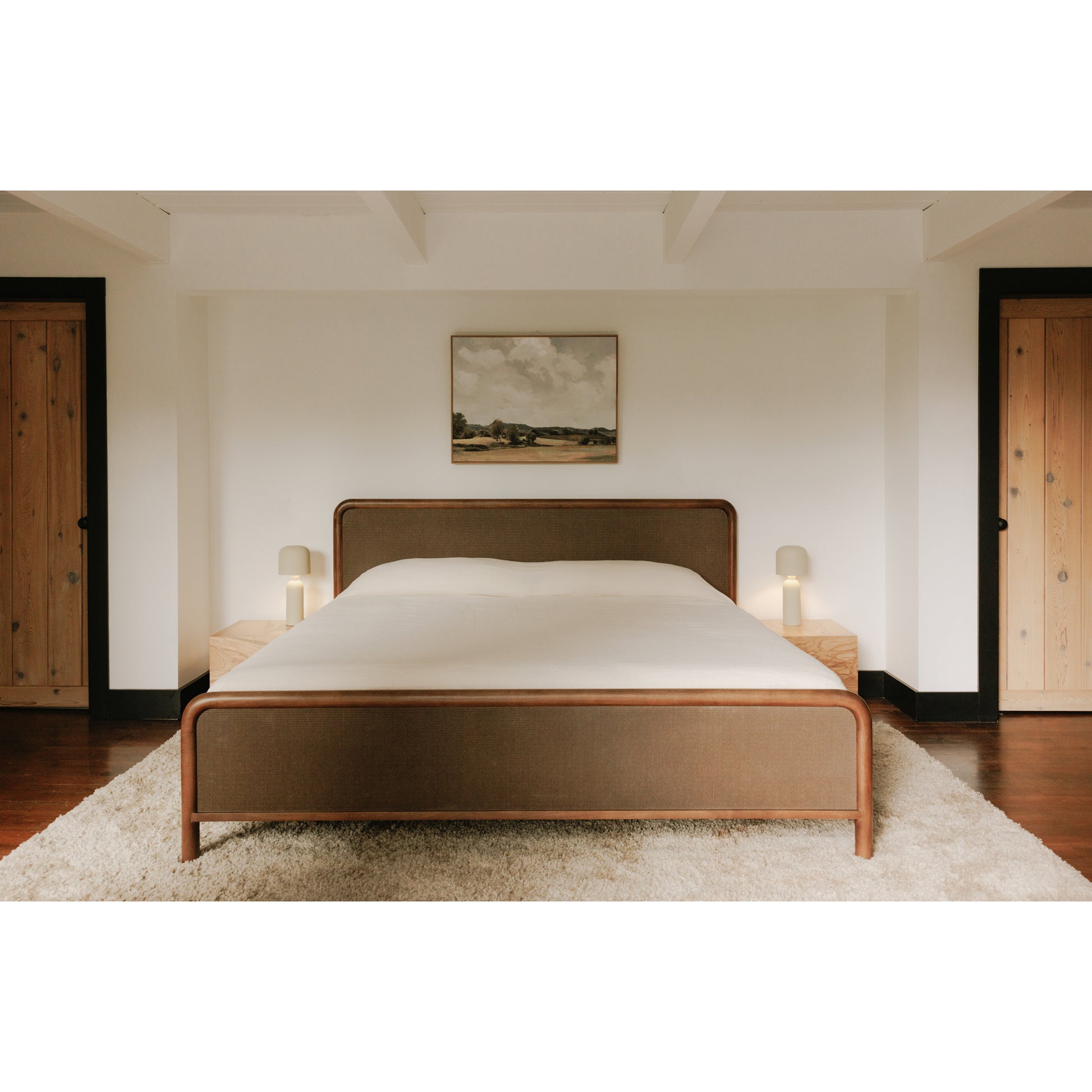 Rye King Bed Warm Brown - Central Designs