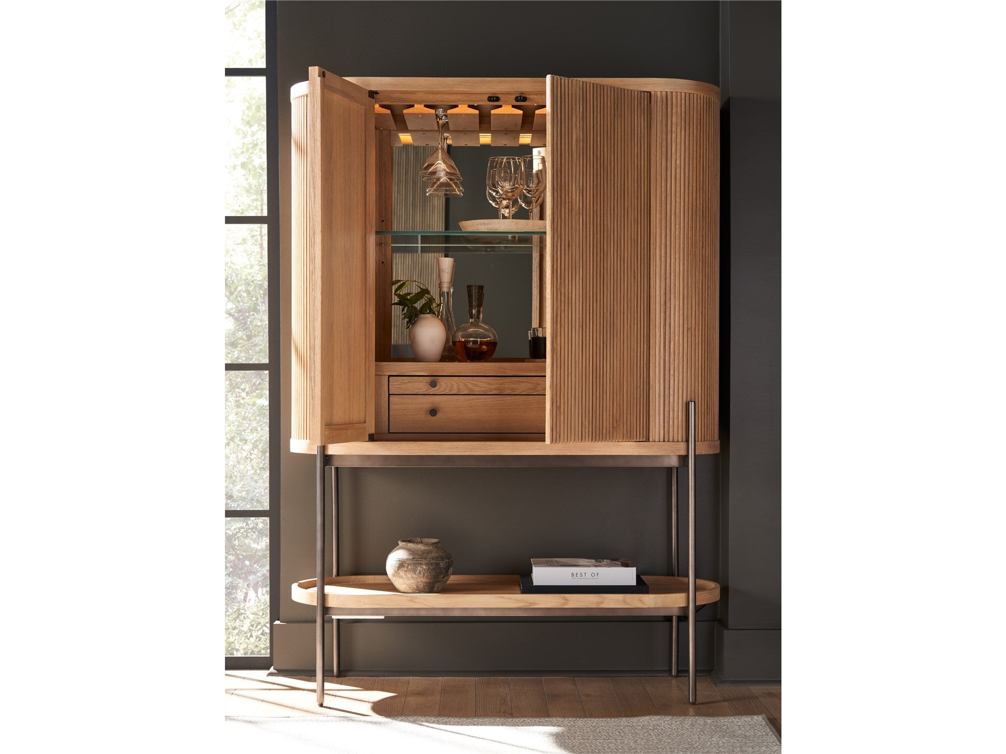 Linnea Bar Cabinet - Central Designs