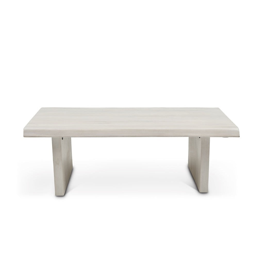 Brooks - 48" Coffee Table - White Wash