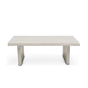 Brooks - 48" Coffee Table - White Wash
