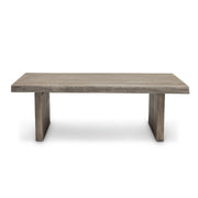 Brooks - 48" Coffee Table - Sandblasted Grey