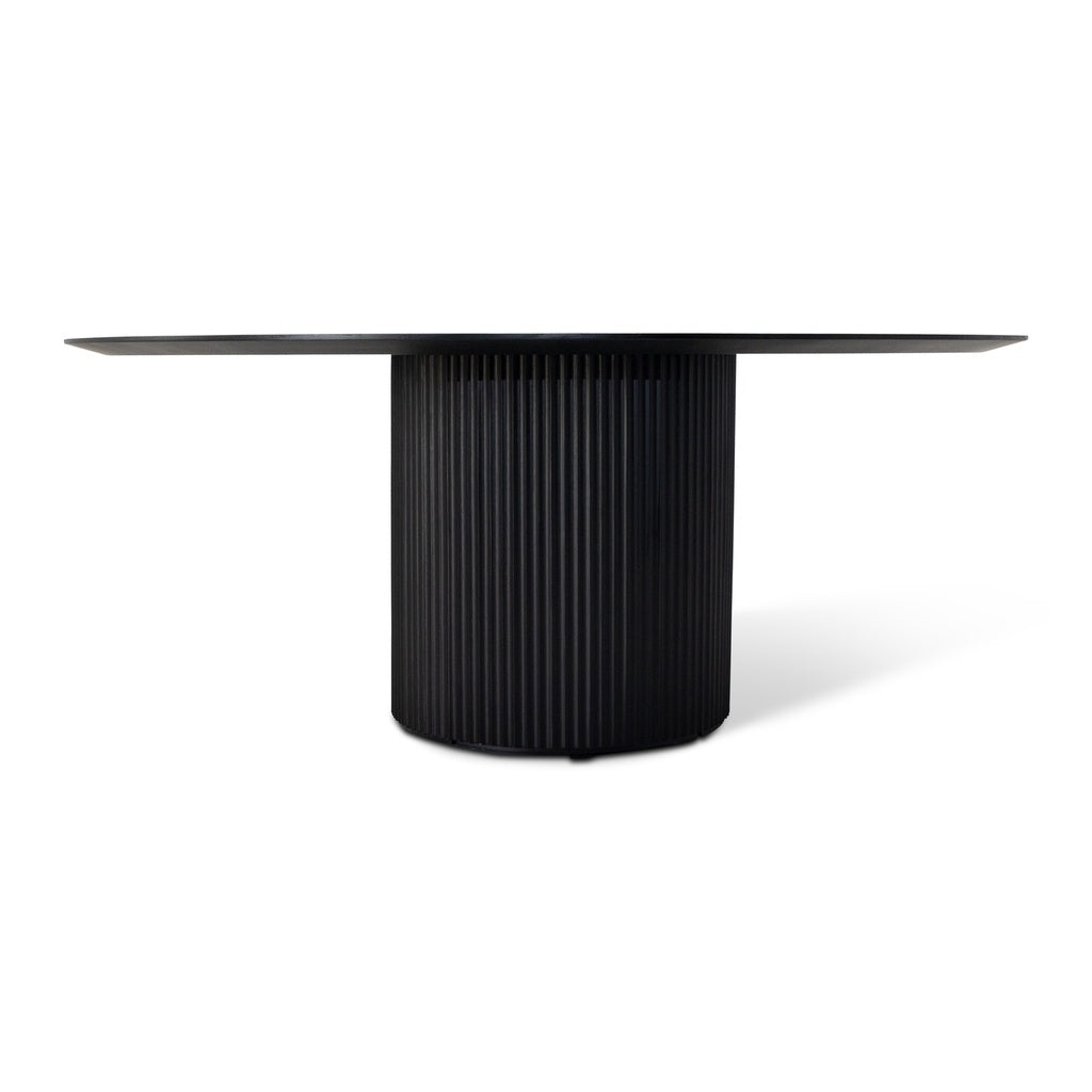 Modern Brazilian - Atenas - Round Dining Table - Ebano Frame
