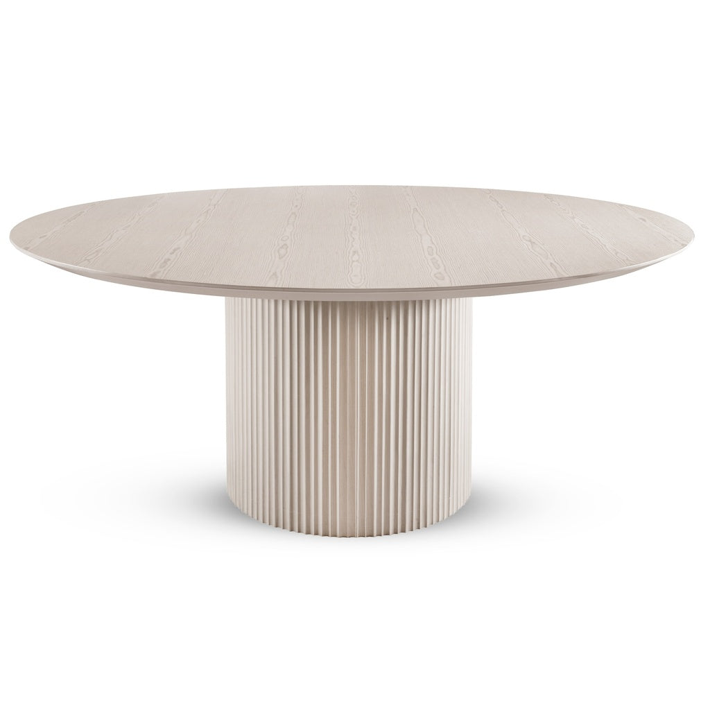 Modern Brazilian - Atenas - Round Dining Table - Nevoa Frame
