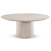 Modern Brazilian - Atenas - Round Dining Table - Nevoa Frame