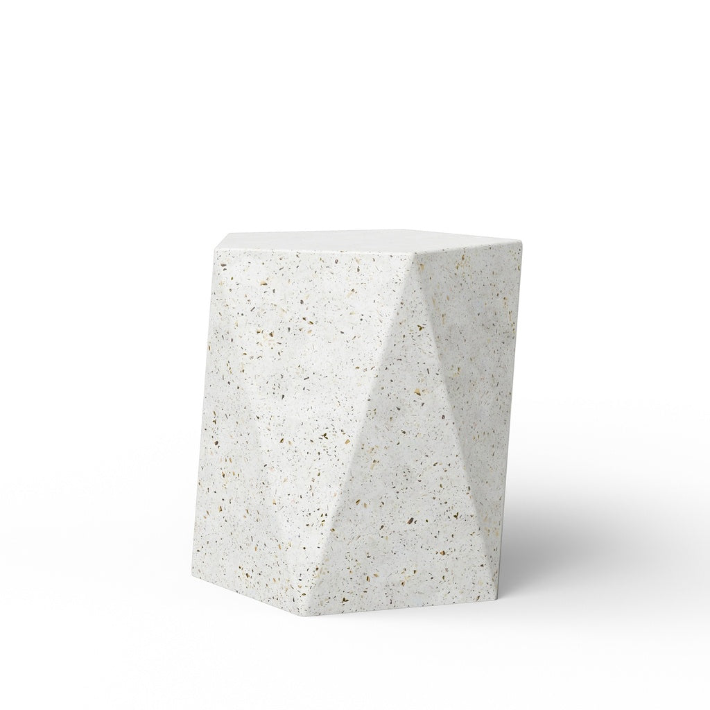 Mixx - Kelson Stool - Ivory Terrazzo