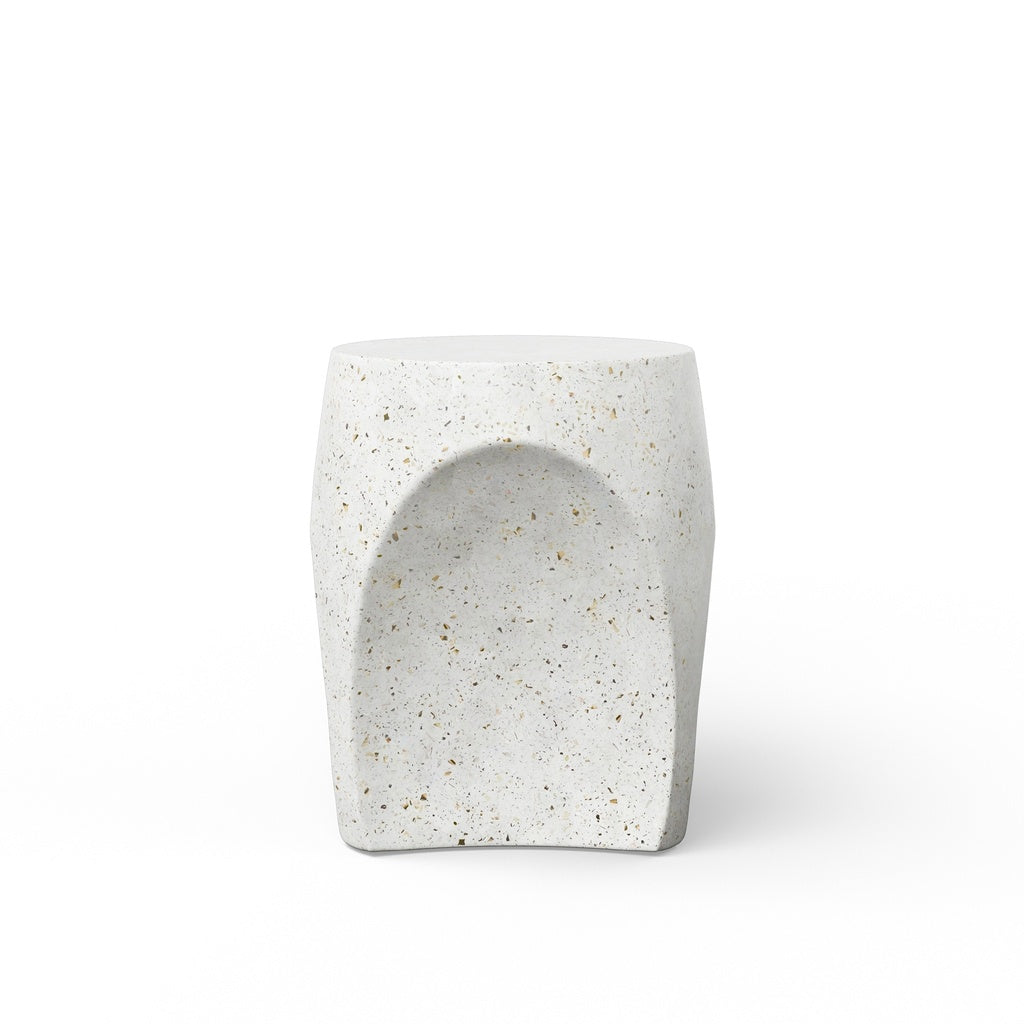 Mixx - Thalia Stool - Ivory Terrazzo
