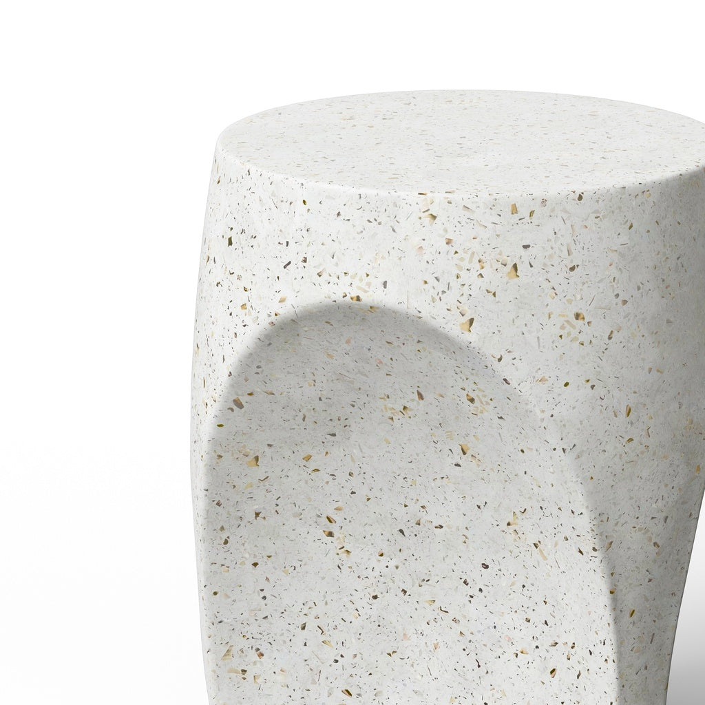 Mixx - Thalia Stool - Ivory Terrazzo