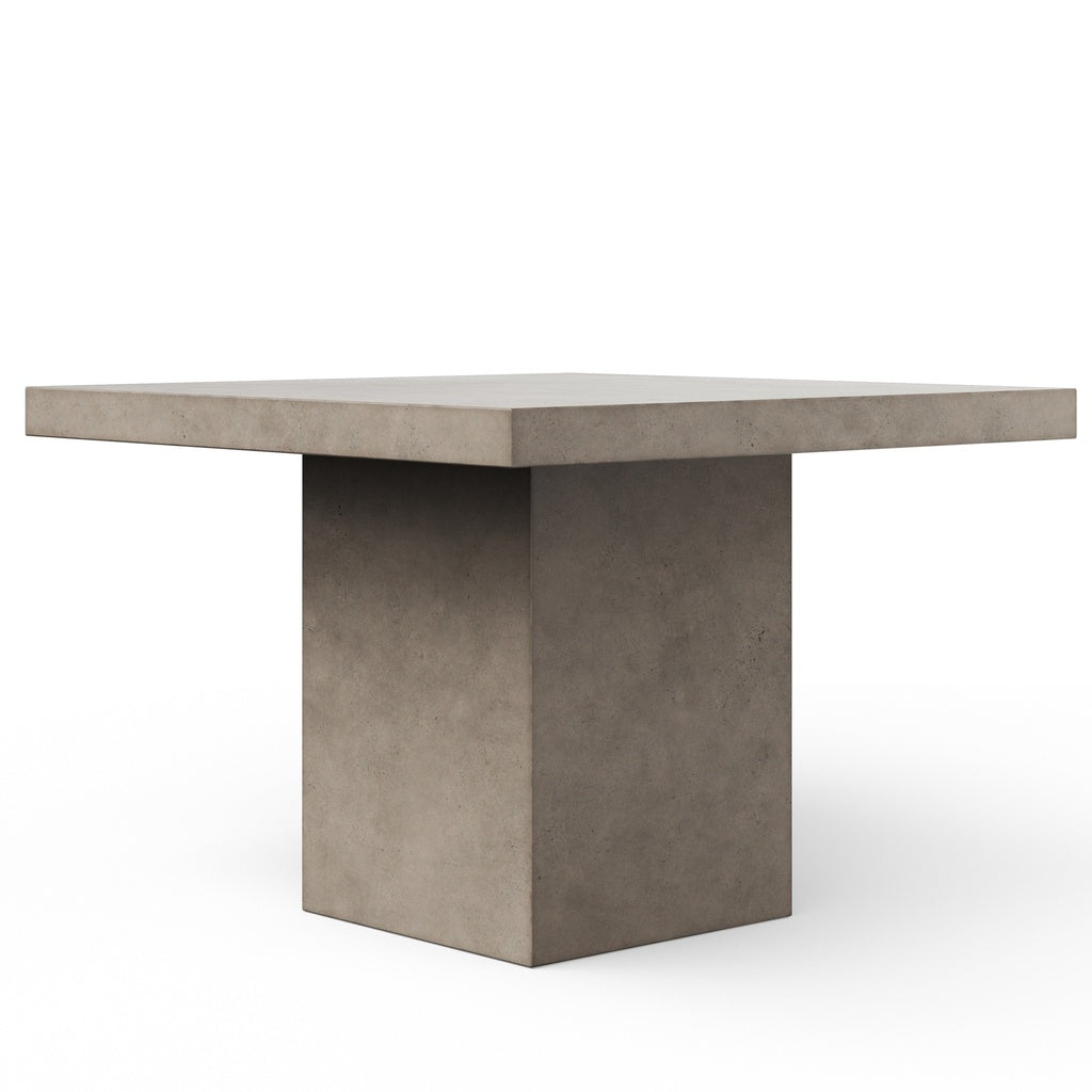 Mixx - Una - 59" Square Bar Height Dining Table - Dark Grey