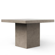 Mixx - Una - 59" Square Bar Height Dining Table - Dark Grey