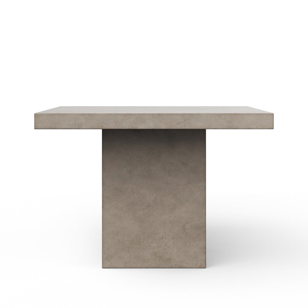 Mixx - Una - 59" Square Bar Height Dining Table - Dark Grey