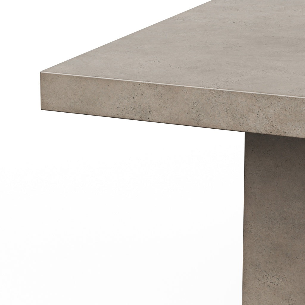 Mixx - Una - 59" Square Bar Height Dining Table - Dark Grey