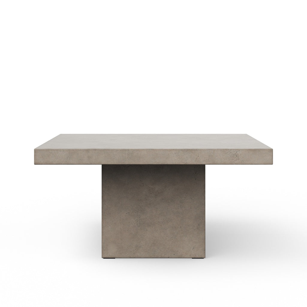 Mixx - Una 59" Square Dining Table - Dark Grey