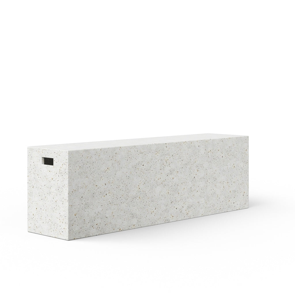 Mixx - Una Bench - 59.75" - Ivory Terrazzo