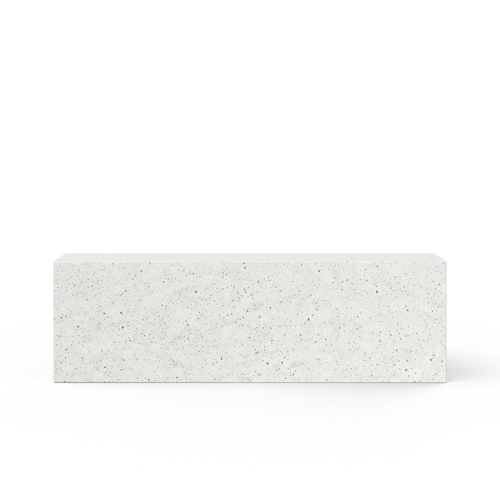 Mixx - Una Bench - 70.75" - Ivory Terrazzo
