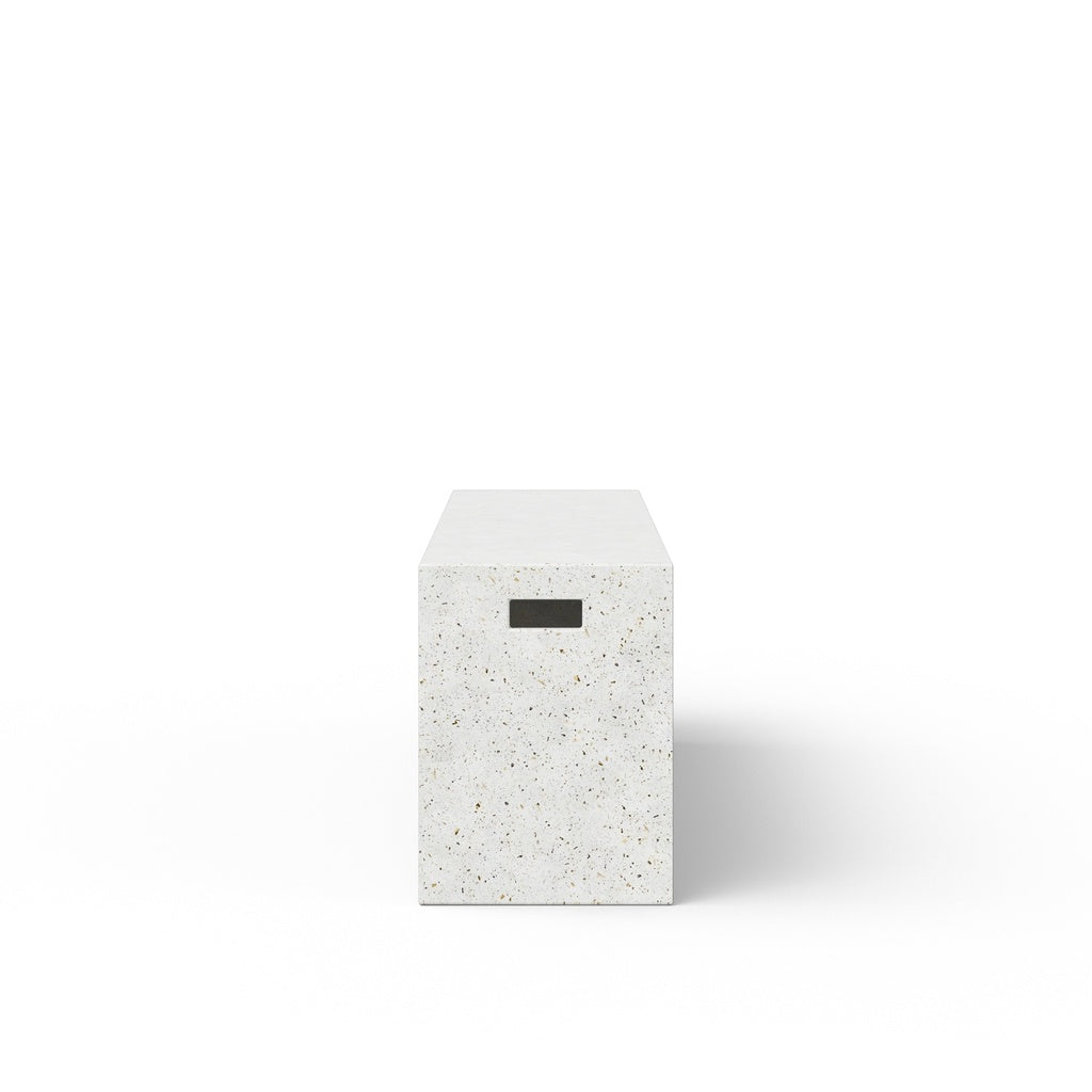 Mixx - Una Bench - 70.75" - Ivory Terrazzo