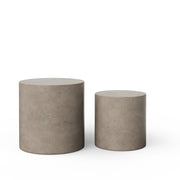Mixx - Una Pedestal - Set of 2 - Dark Grey
