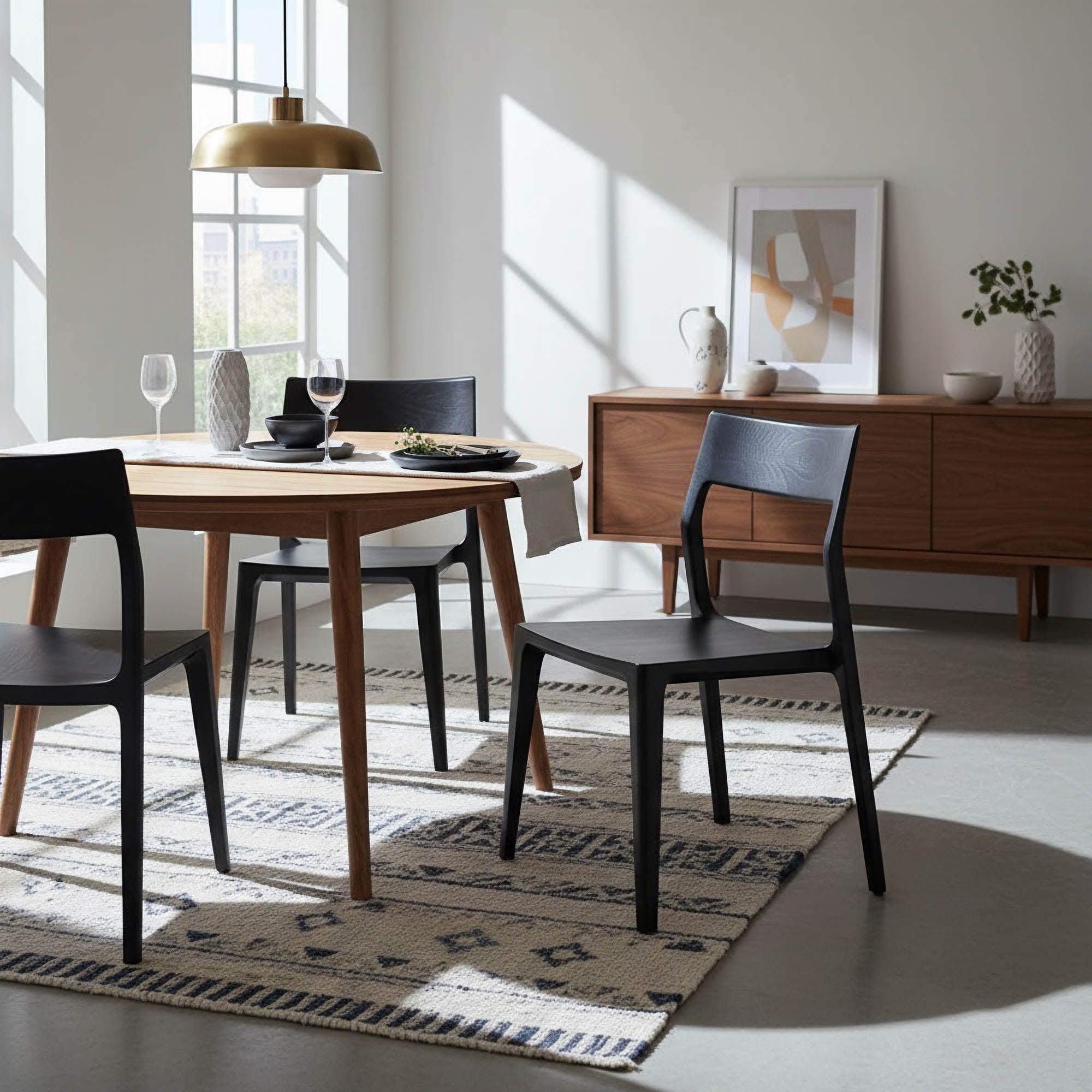 Catania Dining Chair - Black - Central Designs