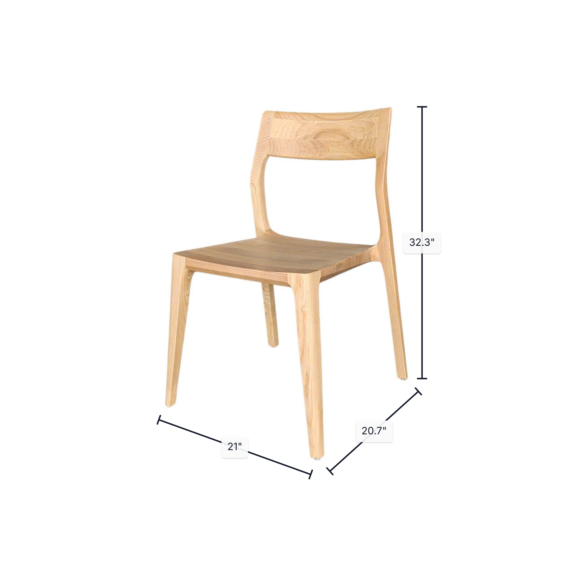 Catania Dining Chair - Natural - Central Designs