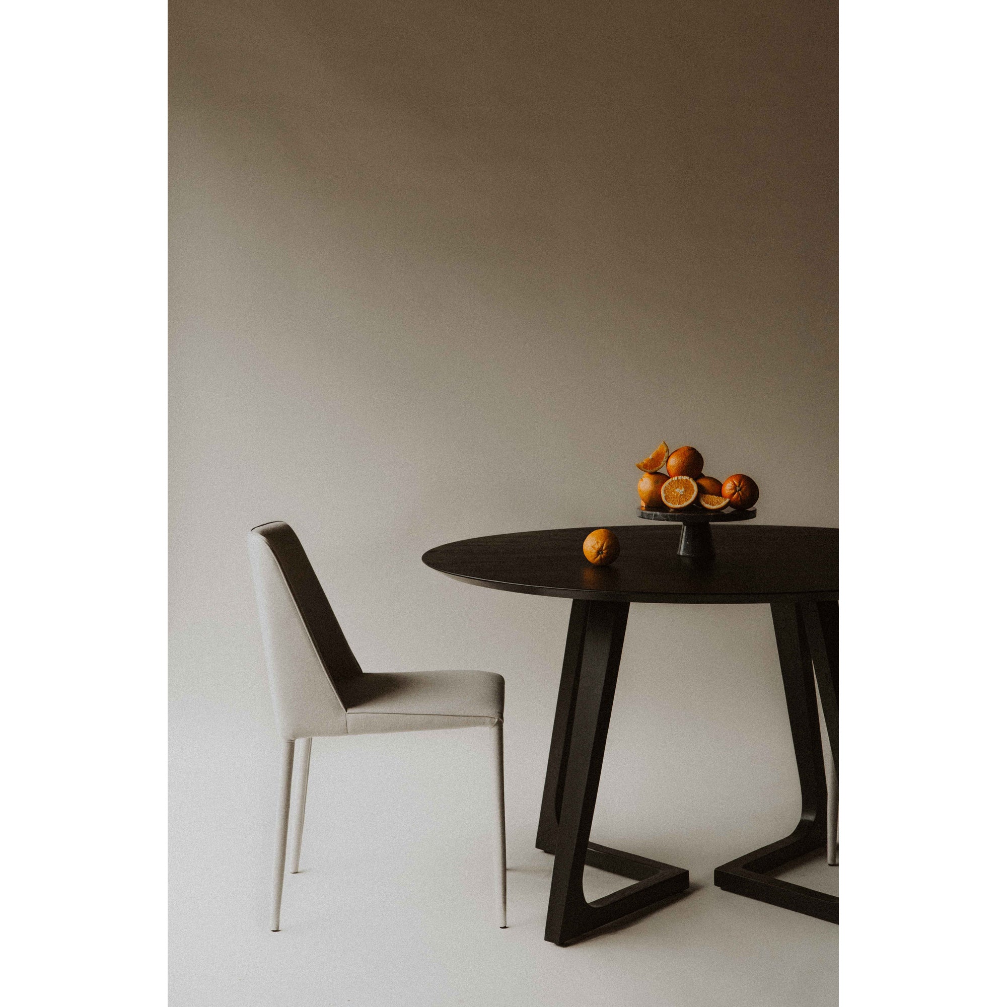 Godenza Round Dining Table Black