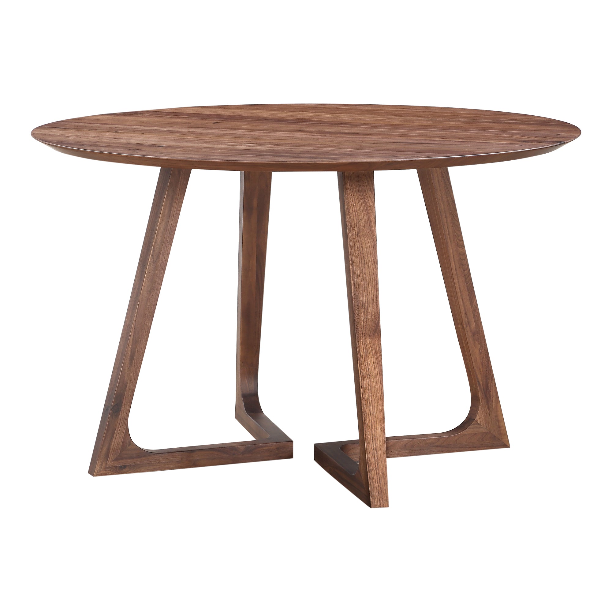 Godenza Round Dining Table Walnut
