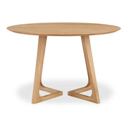 Godenza Round Dining Table Natural Oak