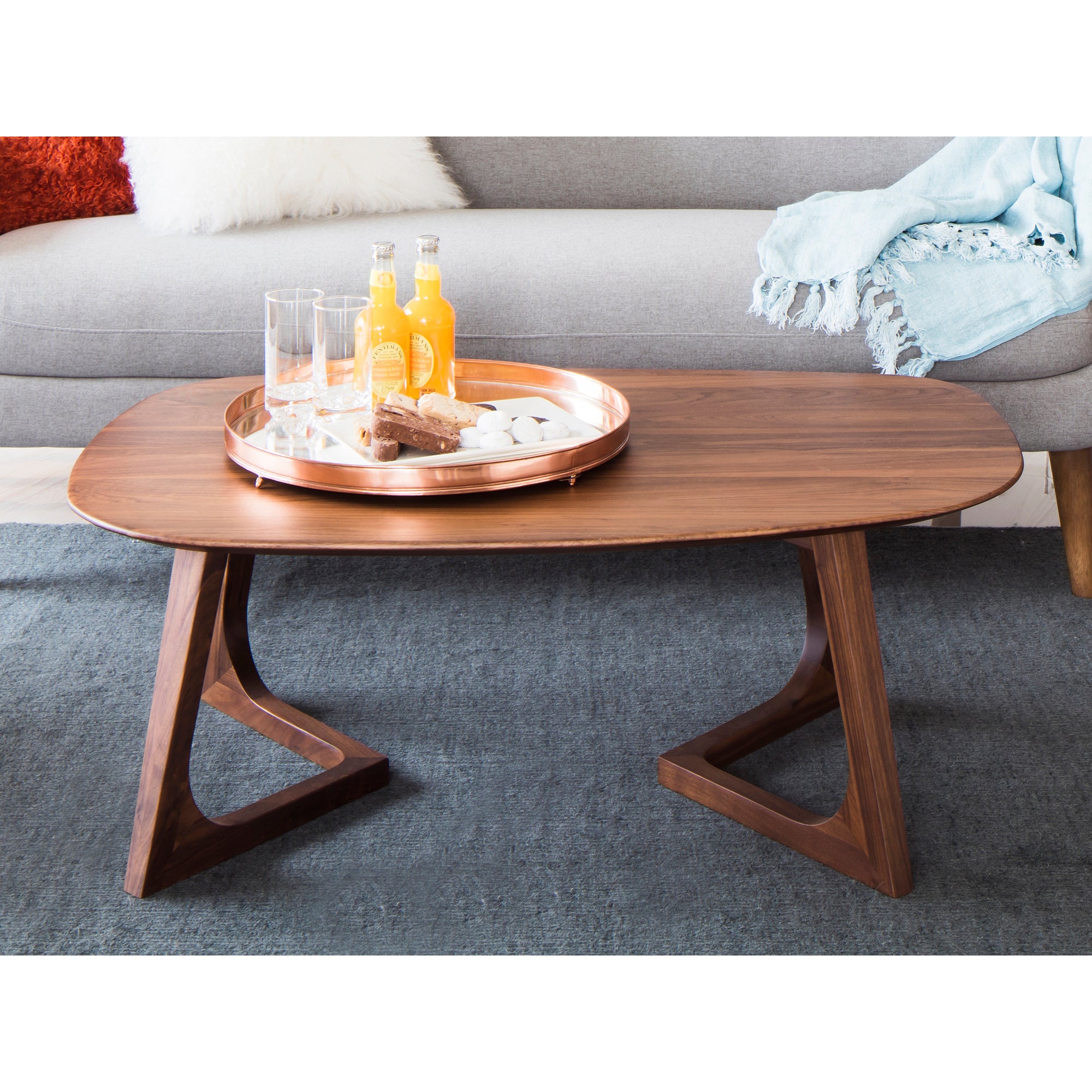 Godenza Small Coffee Table Brown - Central Designs
