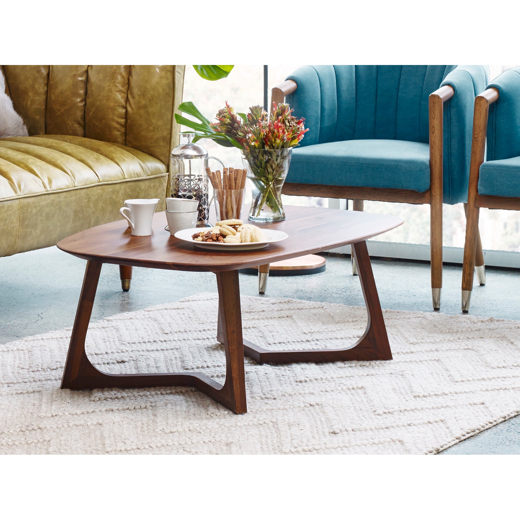 Godenza Small Coffee Table Brown - Central Designs