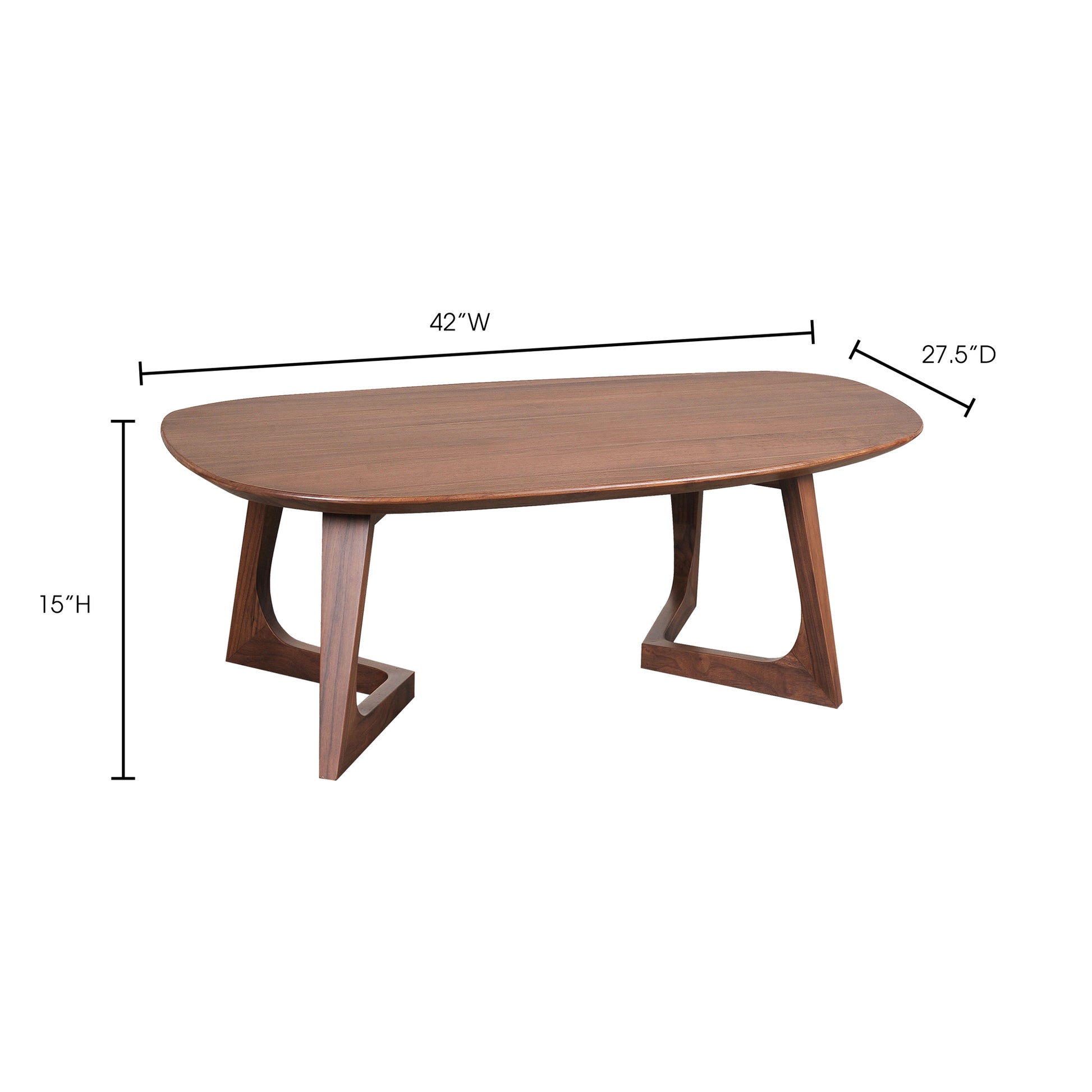 Godenza Small Coffee Table Brown - Central Designs