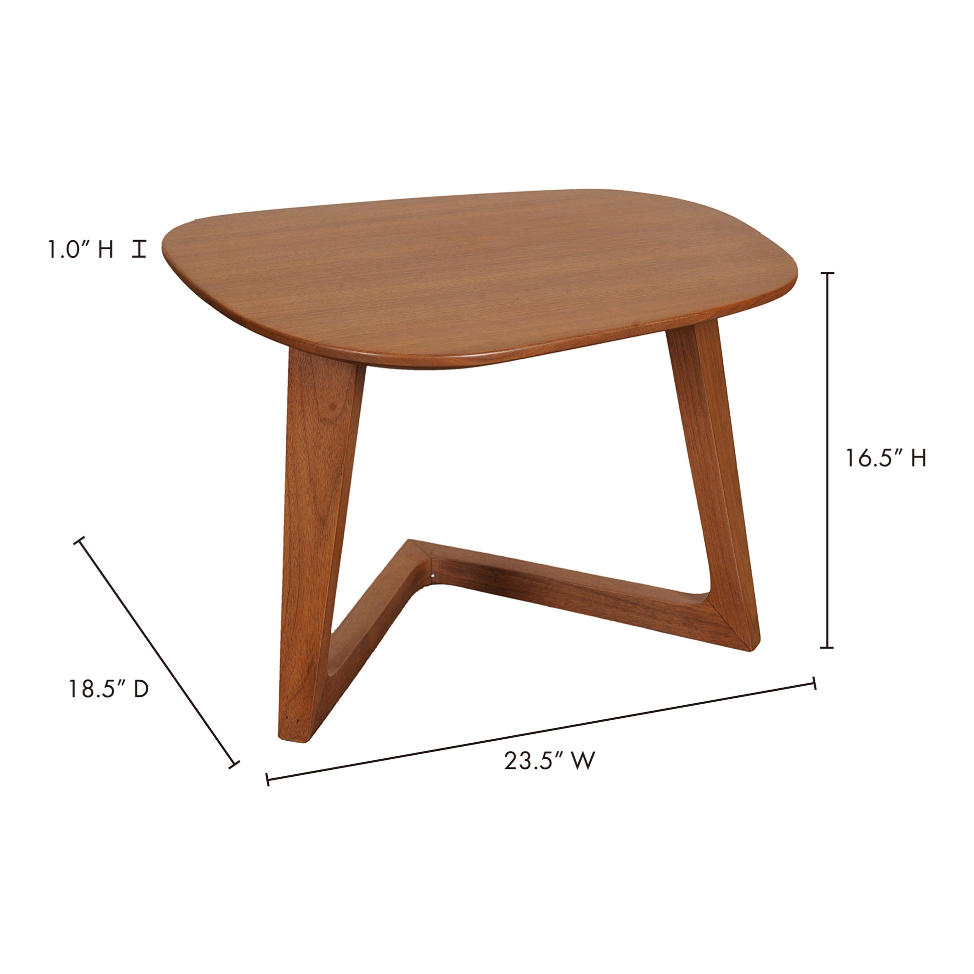 Godenza End Table Brown - Central Designs