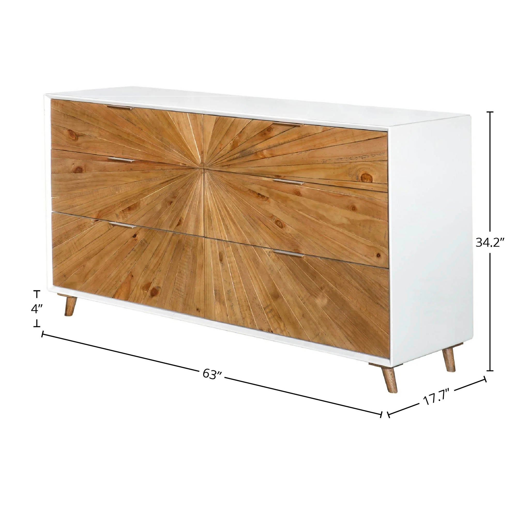 Casablanca 6 Drawer Dresser - Central Designs