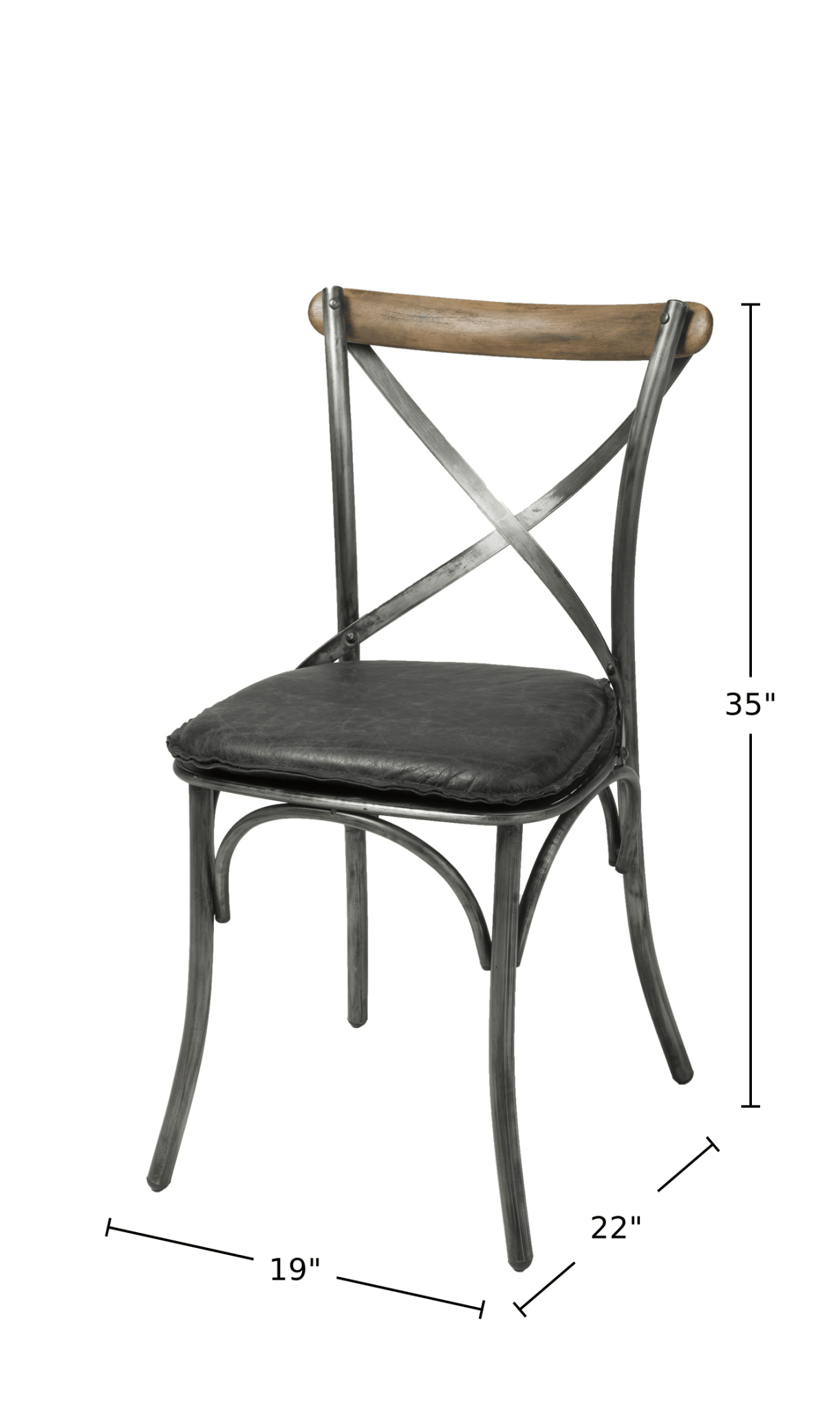 Metal Crossback Chair - Central Designs