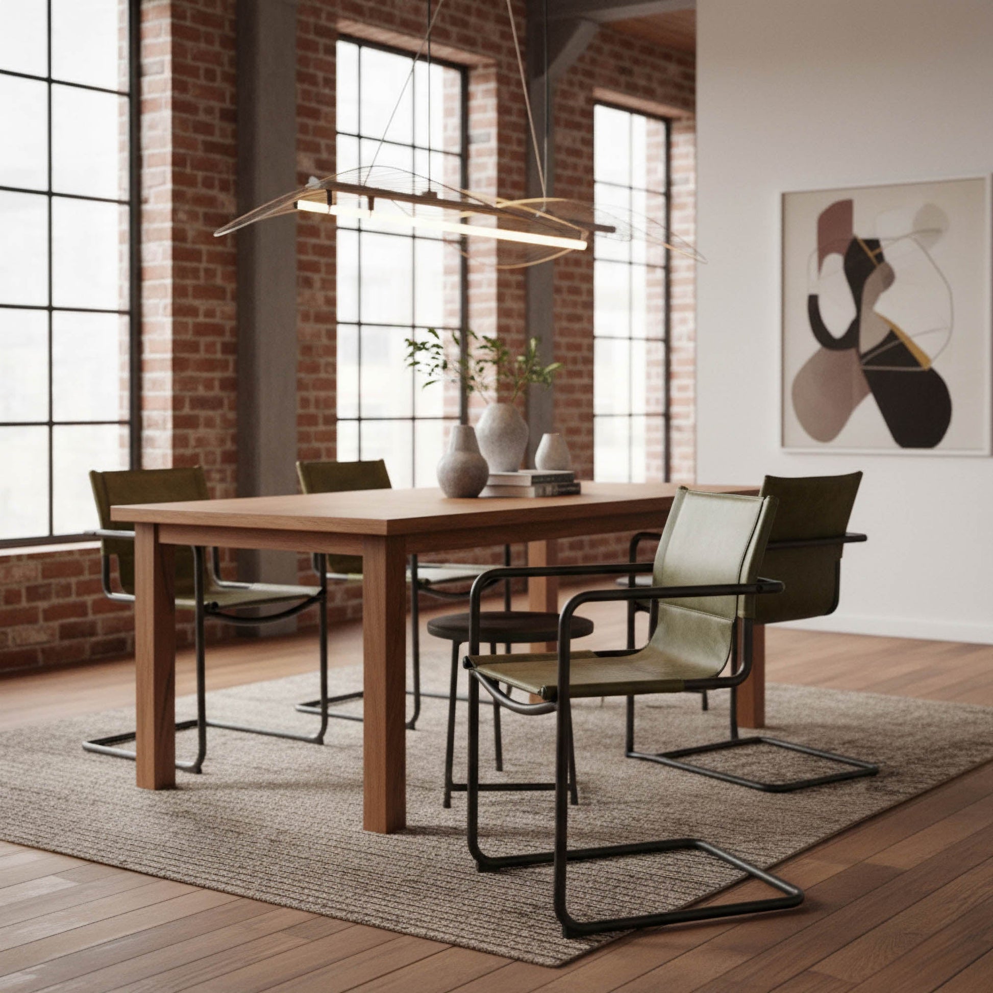 Billy Arm Dining Chair - Matcha - Central Designs