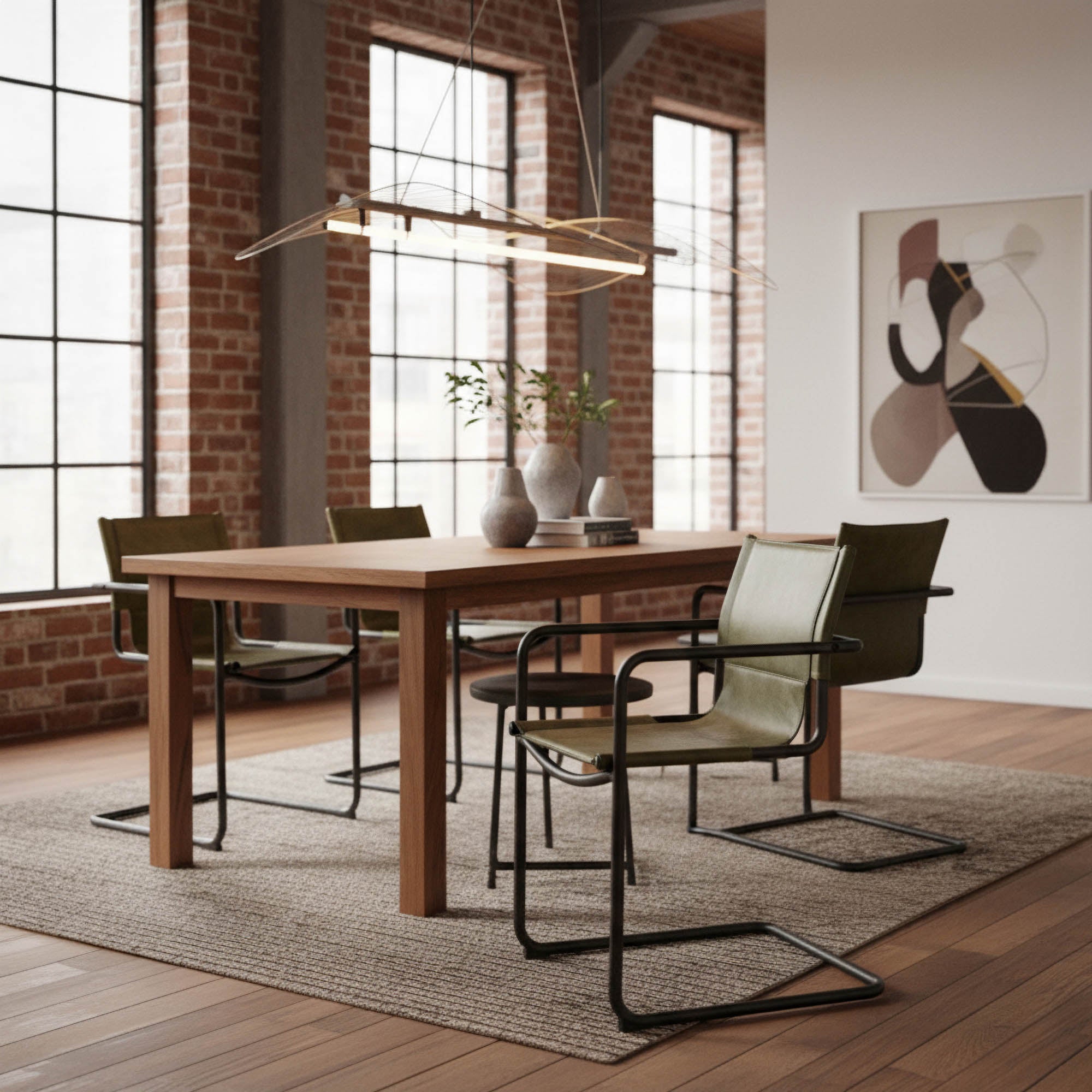 Billy Arm Dining Chair - Matcha - Central Designs