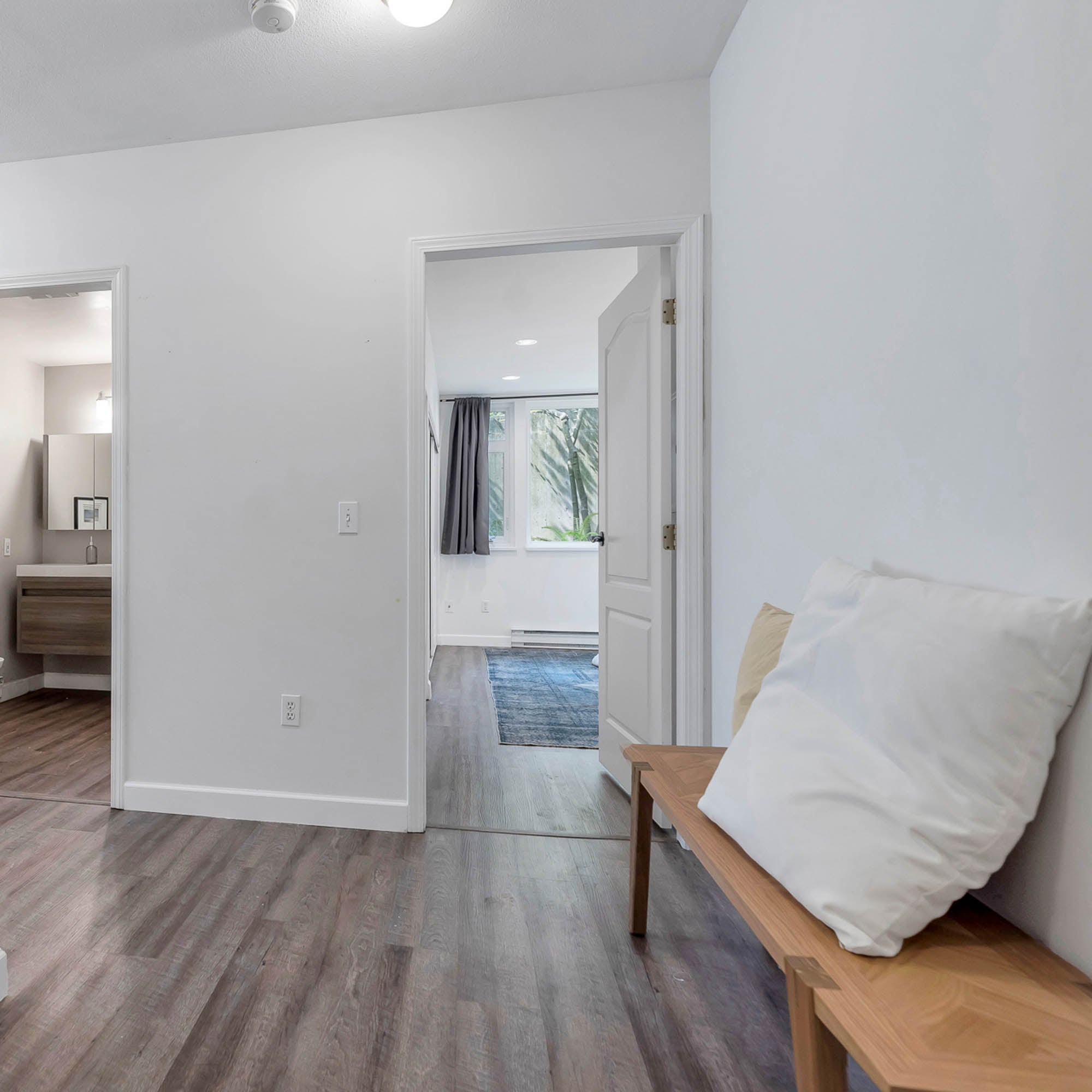 Colton Large Dining Bench w/ Brass