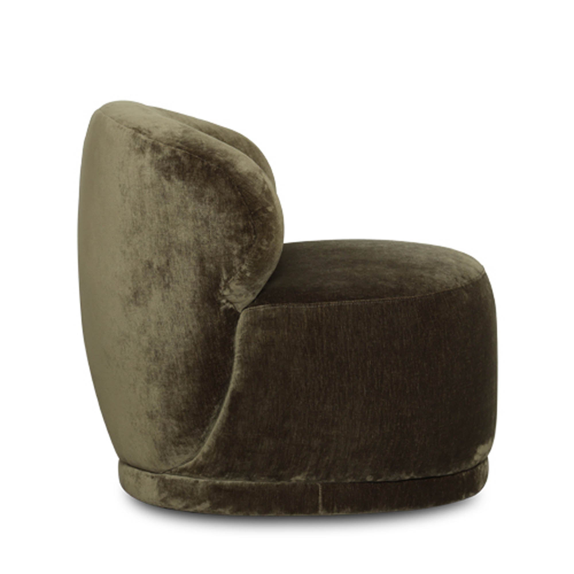 Rollo Club Chair - Distressed Khaki Green - Central Designs