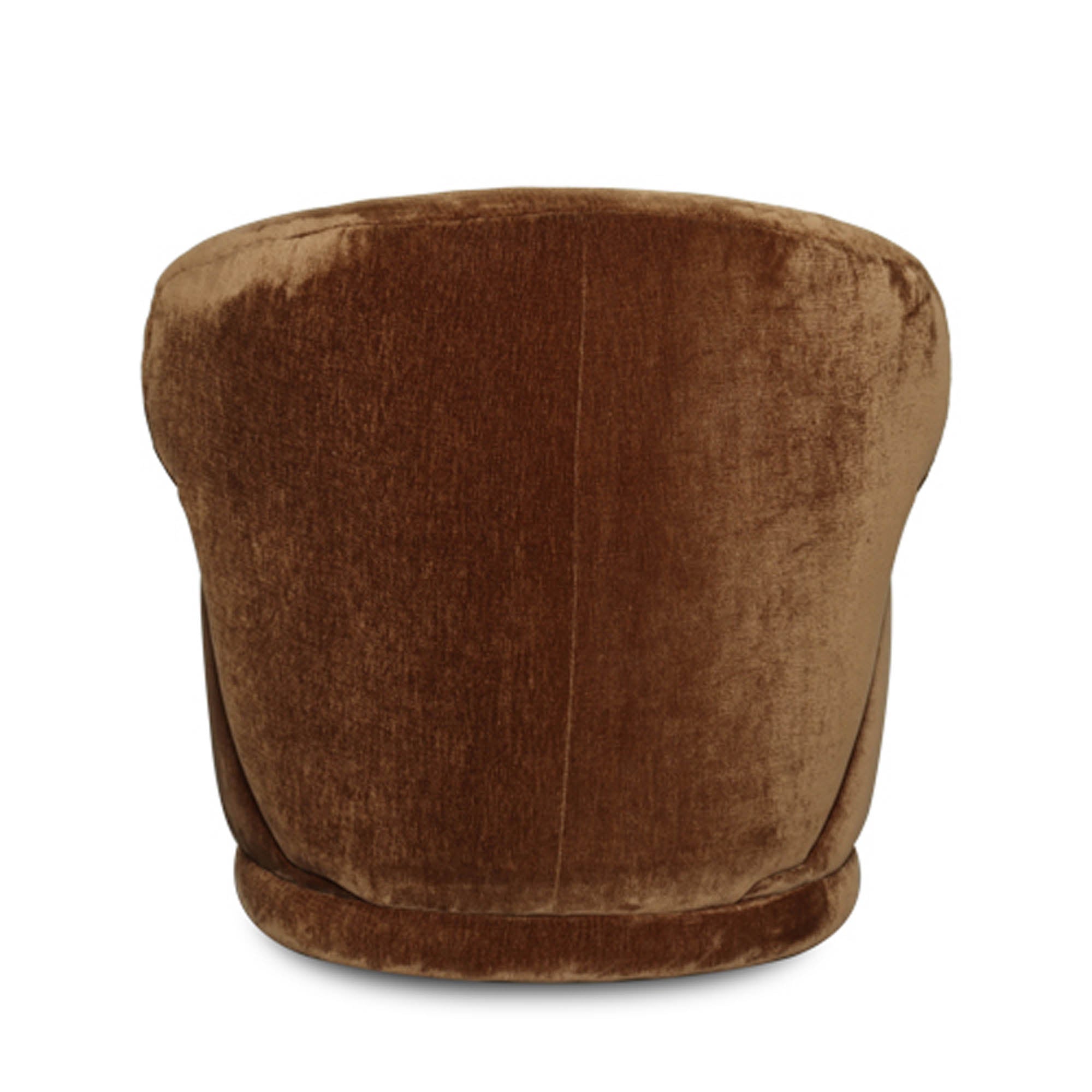 Rollo Club Chair - Distressed Velvet Bronze - Central Designs