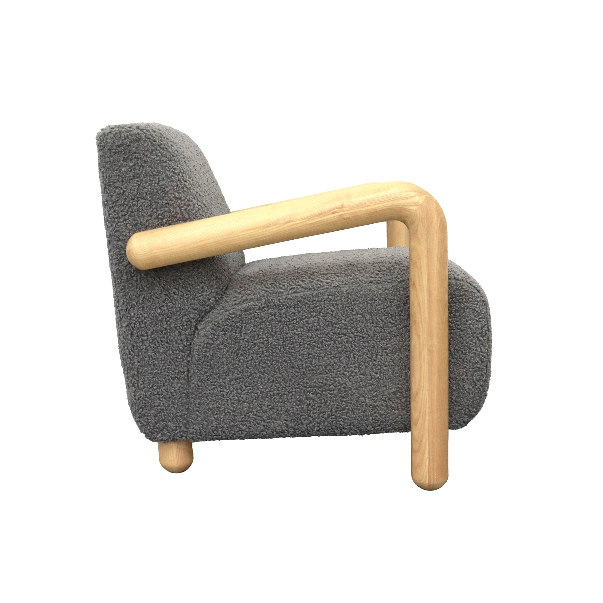 Alaska Club Chair - Storm Grey - Central Designs