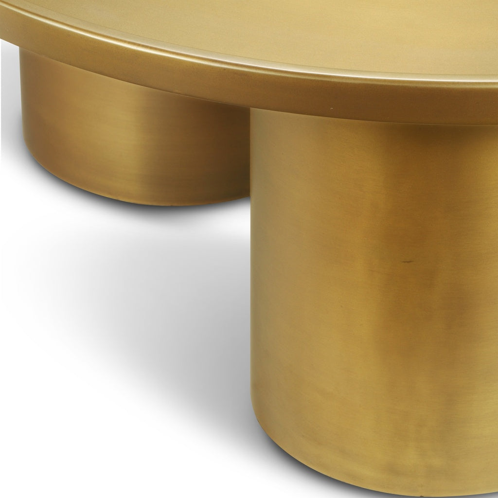 Eclat - Sofia Industrial Coffee Table - Industrial Brass