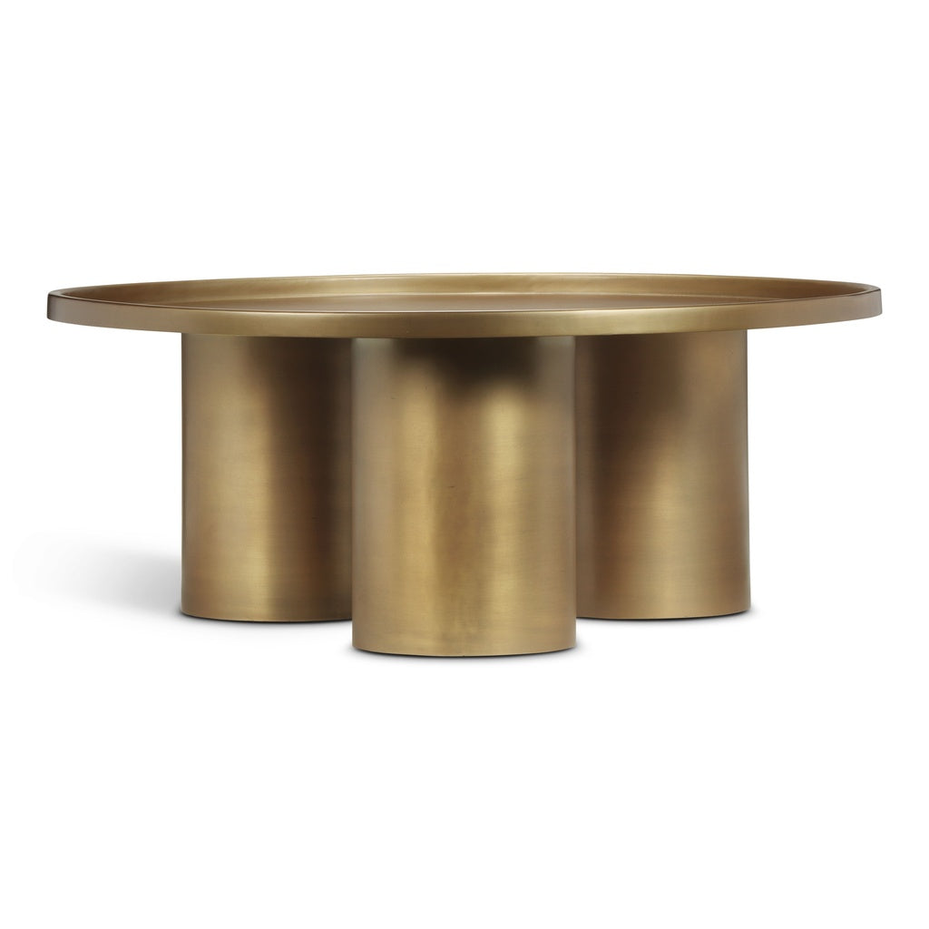 Eclat - Sofia Industrial Coffee Table - Industrial Brass