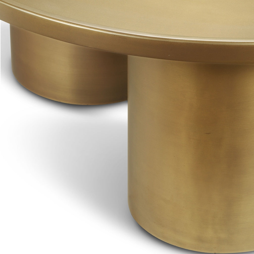 Eclat - Sofia Industrial Coffee Table - Industrial Brass