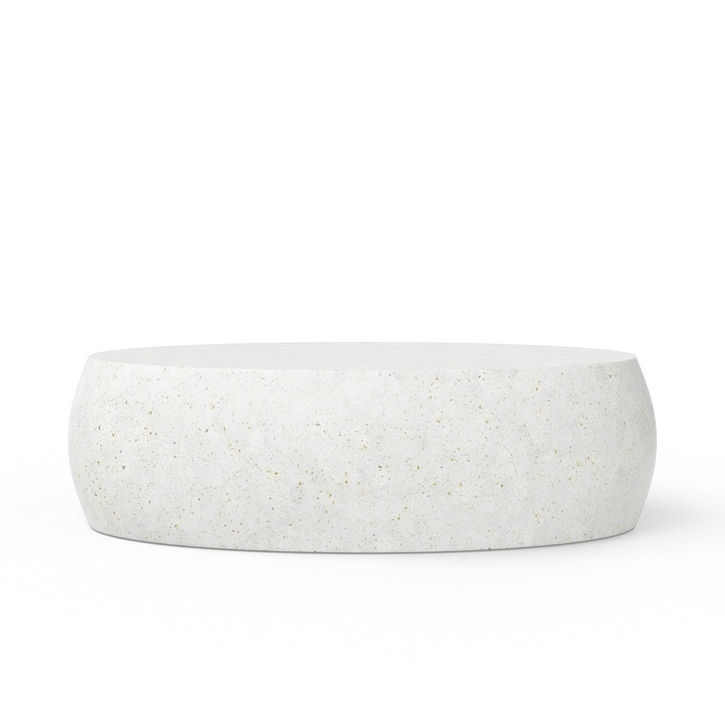 Mixx - Pebble Coffee Table - Ivory Terrazzo