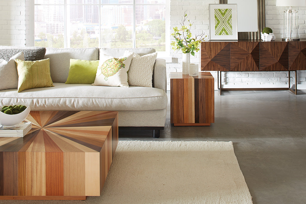 IE Series - Sun Coffee Table - Mixed Wood