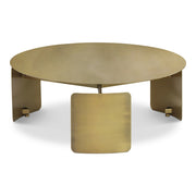 Senshi - Industrial Coffee Table - Industrial Brass