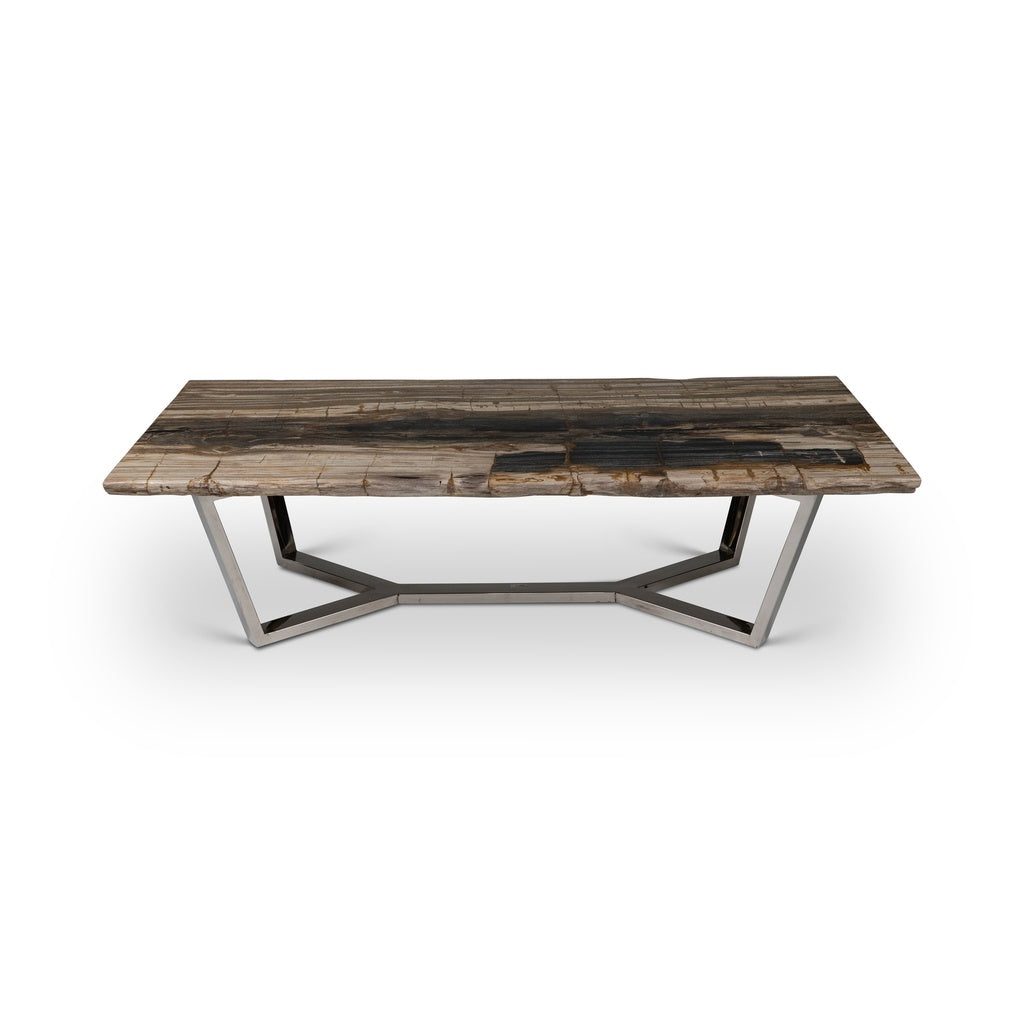 Relique - Masso 60" Coffee Table - Natural Dark