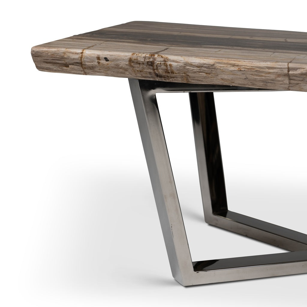 Relique - Masso 60" Coffee Table - Natural Dark